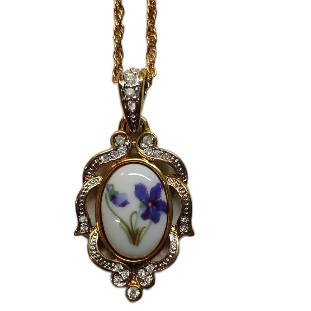 【未使用】アビランド HAVILAND ネックレス リモージュ焼 ペンダント Amazon | アビランド HAVILAND ネックレス リモージュ焼
